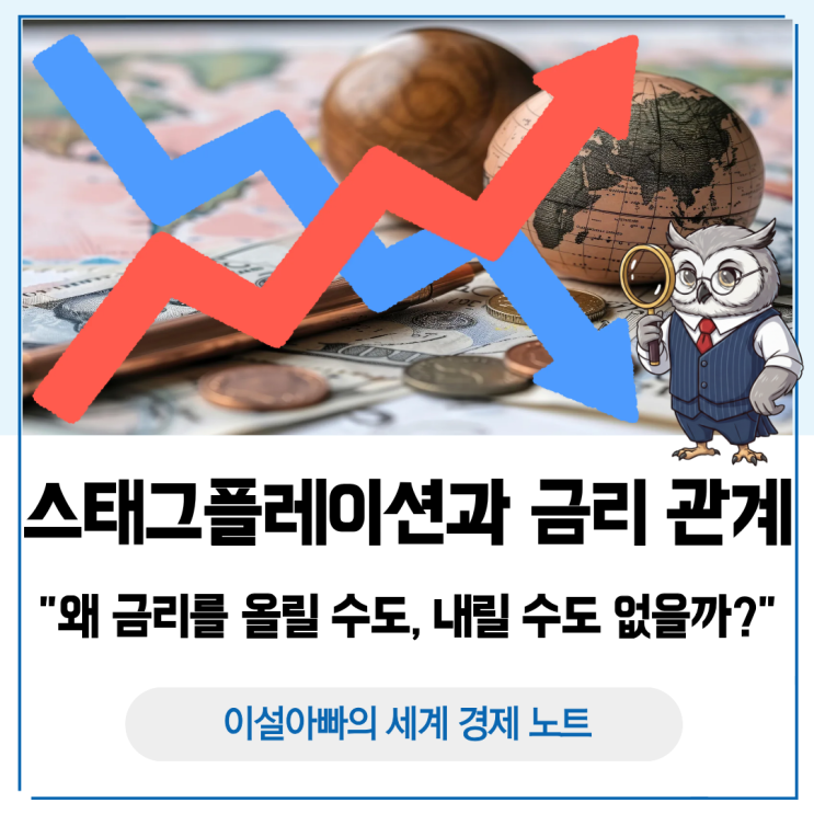  스태그플레이션과 금리의 관계: 왜 금리를 올릴 수도 내릴 수도 없을까