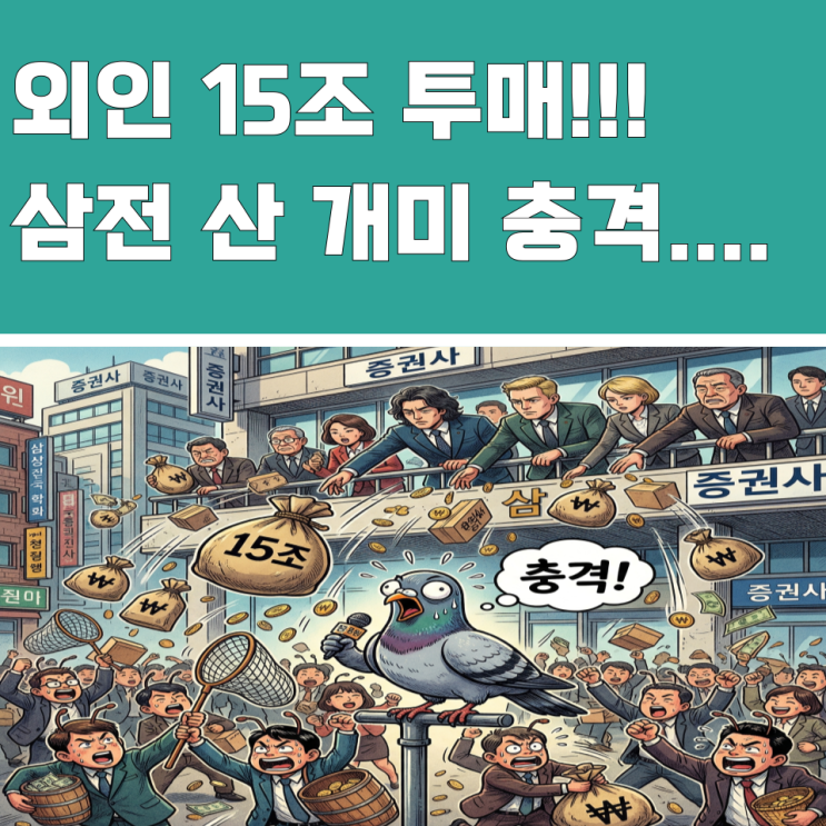  삼성전자 주가 외인 "15조" 던질 때 개미의 선택, 알고봤더니