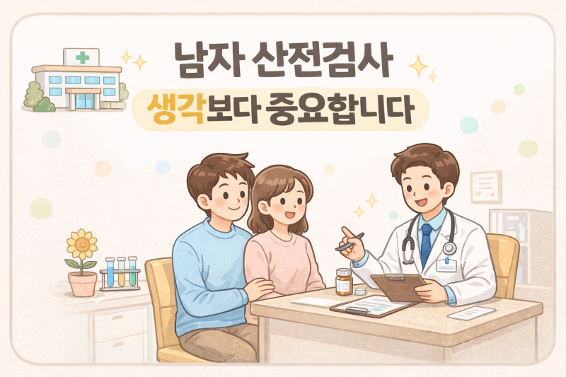 남자 산전검사 비용 얼마나 들까? 남편 검사 후기 (지원금으로 거의 무료)