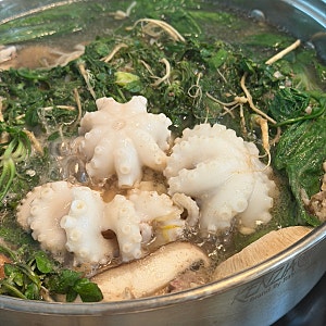 쭈꾸미 샤브샤브 만들기 알쭈꾸미 손질 칼국수 마무리까지 집밥 레시피