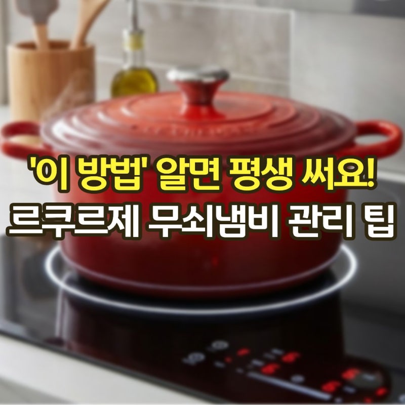 르쿠르제 무쇠냄비 "이 방법 알면 평생 써요" 세척, 관리의 기술!