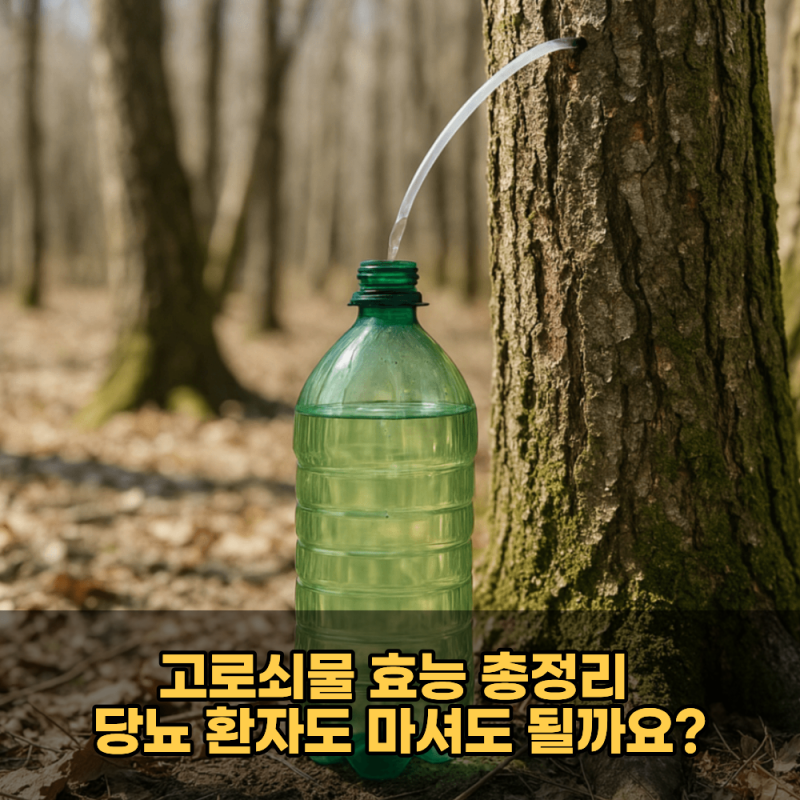 고로쇠물 효능 총정리 당뇨 환자도 마셔도 될까요?