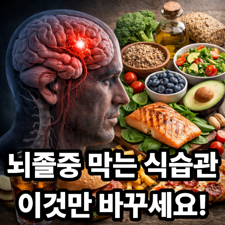  뇌졸중 예방과 회복, 식습관 변화가 중요한 이유 총정리