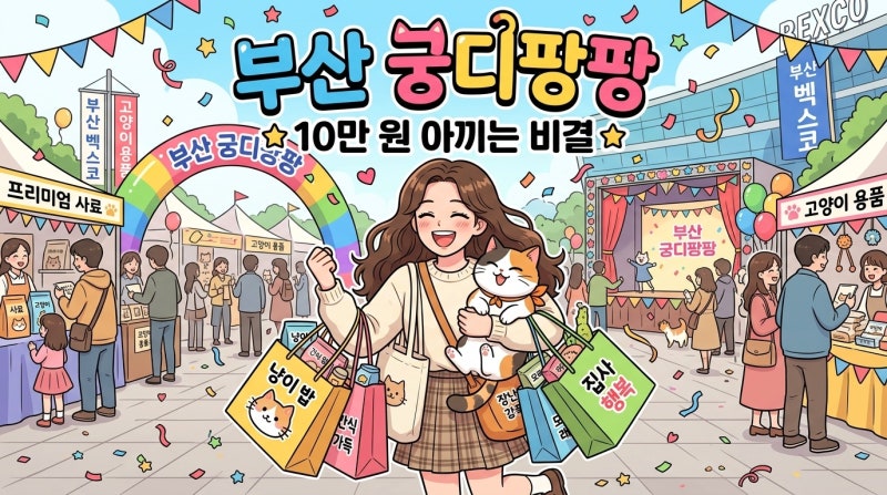 [부산 궁디팡팡] 2026 벡스코 캣페어, 초보 집사가 10만원 아끼는 5가지 비밀 (필독)