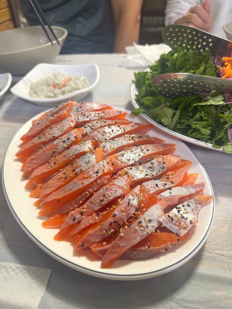 [금광송어장] 쫄깃한 송어 맛집, 안성 비빔송어회