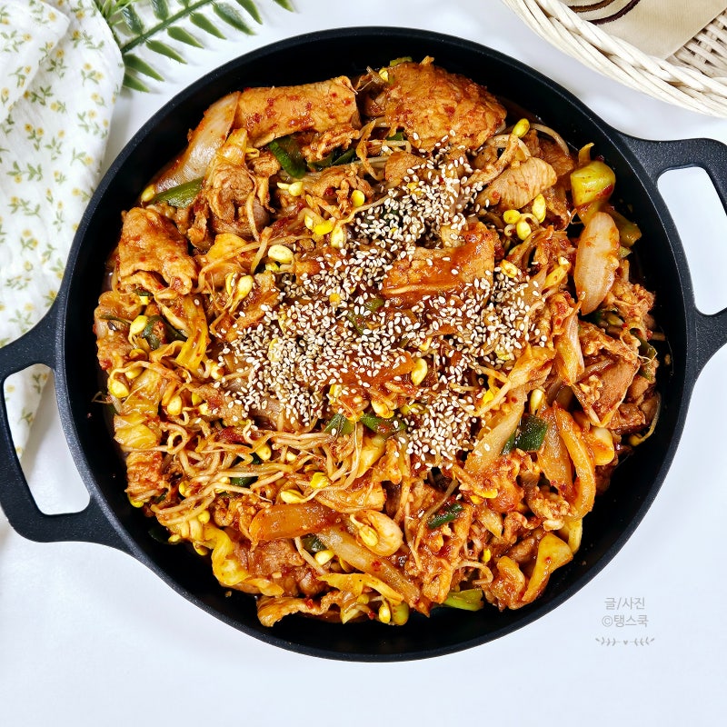 콩불 레시피 콩나물불고기 10분 완성 양념 비율