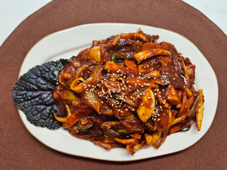  오징어볶음만들기 어부백서 손질오징어오징어
