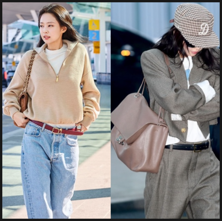 제니 공항패션, 왜 또 레전드였는지 직접 뜯어봤어요