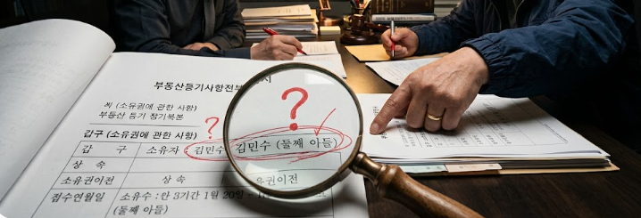  [인천 상속등기 실무] 장남 집이 둘째 명의로? 잘못된 상속등기, '말소 후 소유권이전등기'로 바로잡는 법