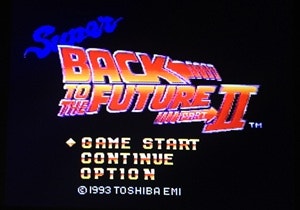  오락실 게임 현대 슈퍼 컴보이 슈퍼 백투더퓨처2 Back to the Future 2