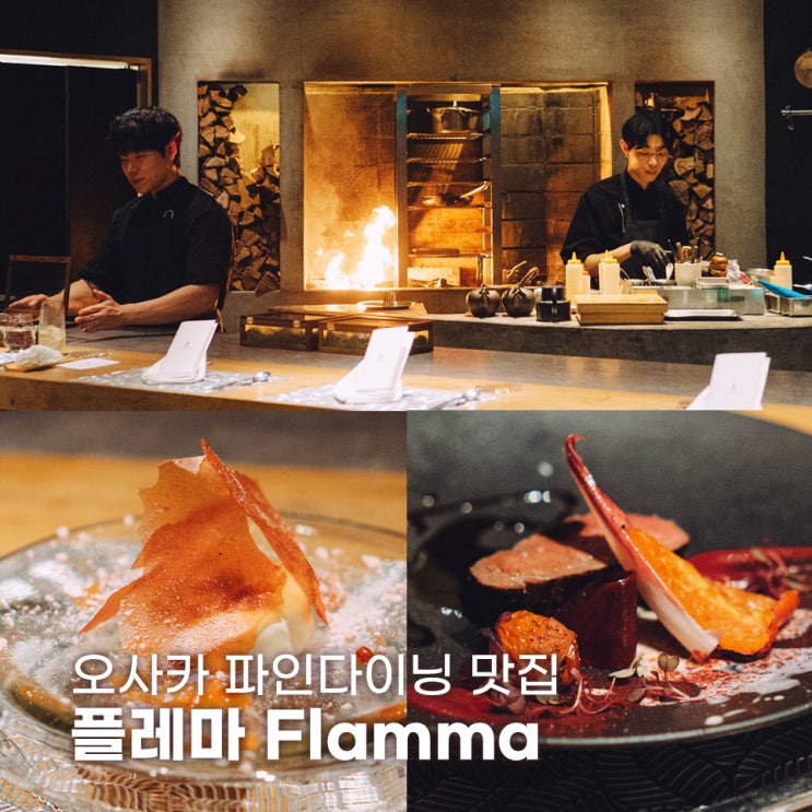  히가시우메다역 파인다이닝 스테이크 코스 맛집 플레마