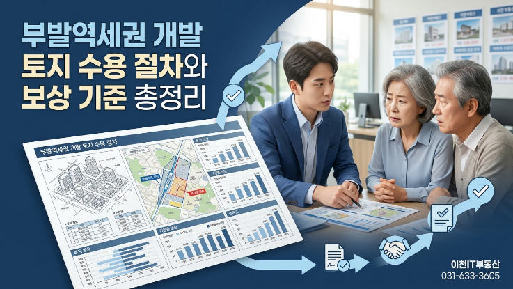  부발역세권 개발에 따른 토지 수용 절차와 보상 기준은?