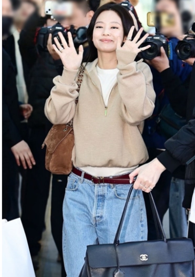  제니 샤넬 공항룩 2026 공방 컬렉션, 꾸안꾸 스타일 분석