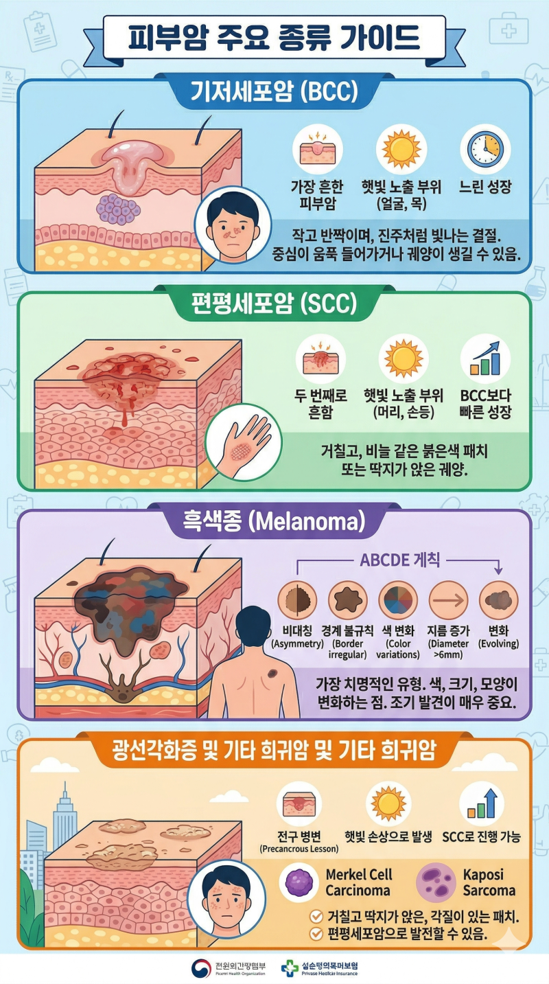 [보험 보상전문가] 피부암 암 치료 보상에 대해서 알아보자!