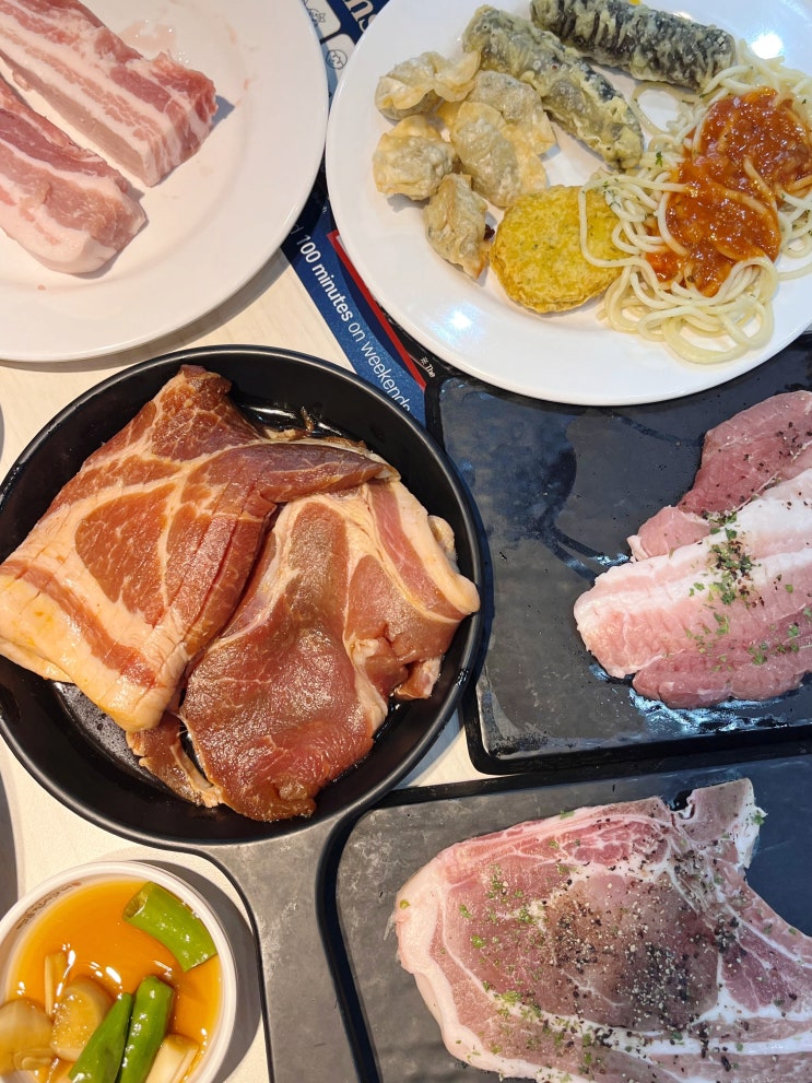  왜관맛집 고깃집추천 아이랑 가족외식 무한리필 명륜진사갈비 칠곡왜관점