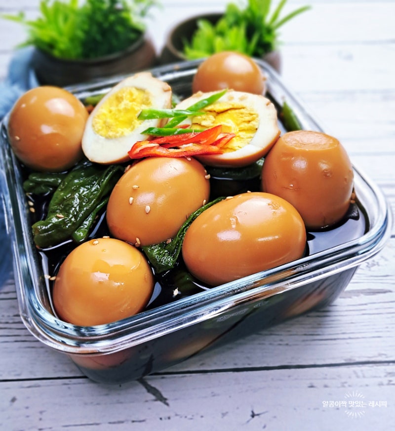 계란장조림 레시피 꽈리고추 달걀장조림 반찬 만들기