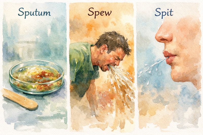 객담 sputum 뜻, 발음 / Sputum culture 객담 배양검사 의미