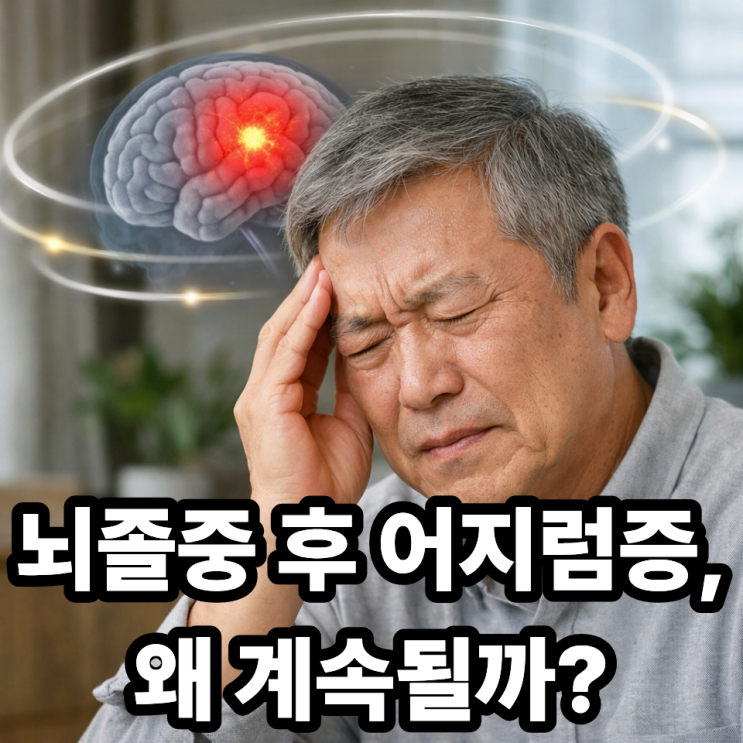   뇌졸중 후 어지럼증이 나타나는 이유 (원인부터 관리까지 한눈에 정리)