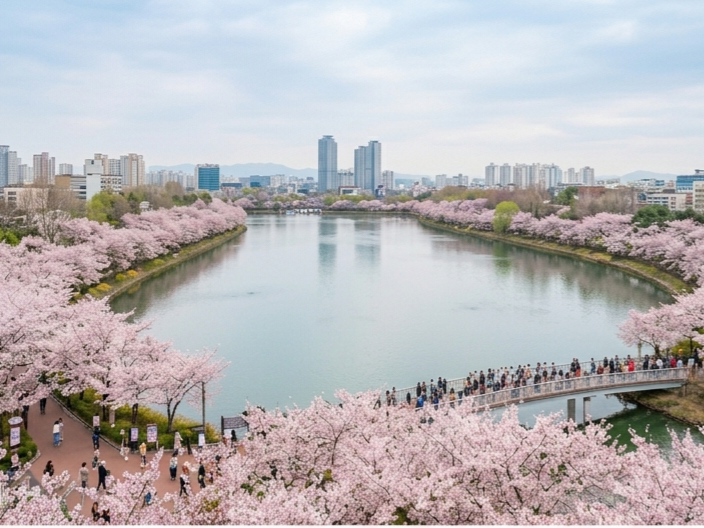  2026 수도권 벚꽃 명소 10선 총정리: 개화시기부터 축제 일정, 관람포인트, 주차꿀팁까지 한눈에!