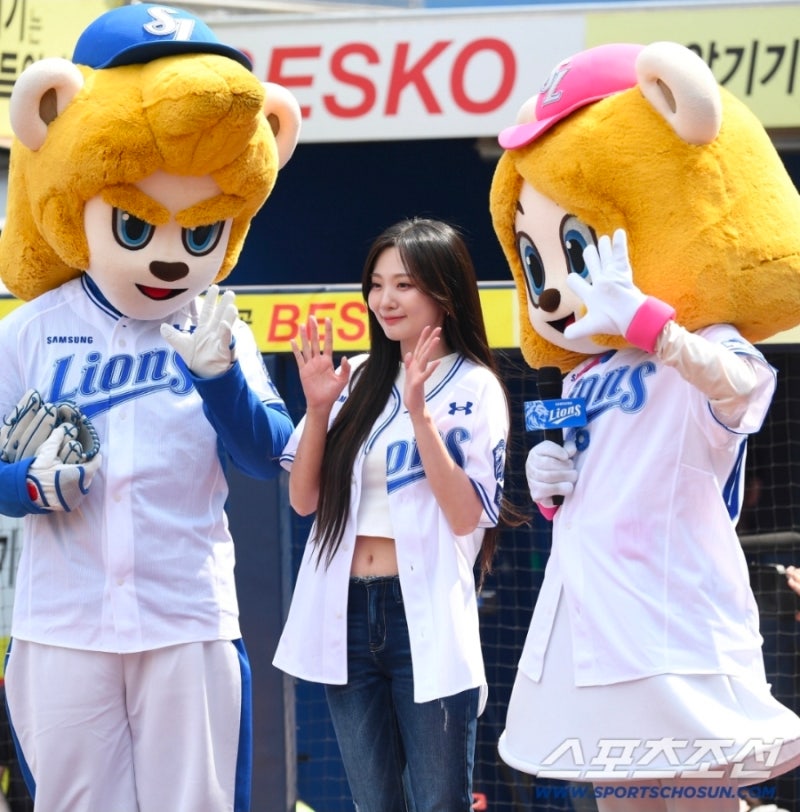 29일 삼성 라이온즈 볼빨간사춘기 안지영 시구