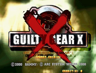  오락실 게임 기판 나오미 길티기어 X Guilty Gear x