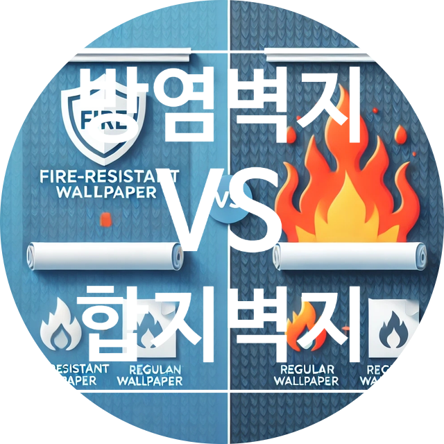  방염벽지 vs 합지 차이, 왜 실크벽지는 사용이 어려울까?