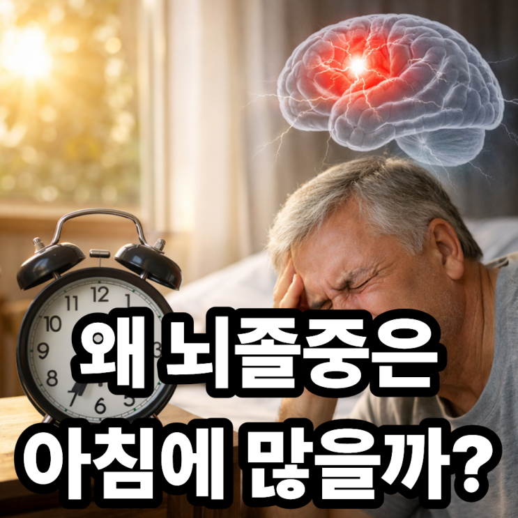   뇌졸중 발생 시간대, 왜 아침에 많이 생길까?
