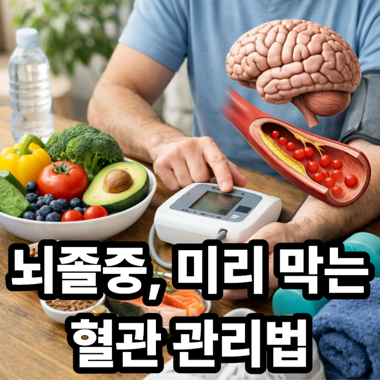   뇌졸중 예방을 위한 생활 속 혈관 관리 방법 (지금부터 바꾸면 늦지 않습니다)
