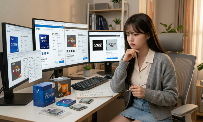 노트북 컴퓨터 CPU 성능순위 종류 인텔 AMD 비교