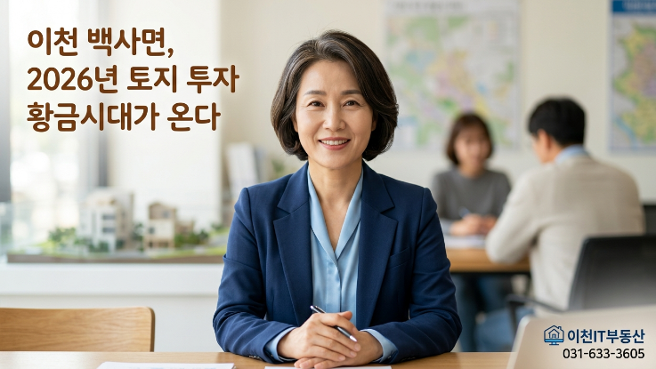  토지 투자 ‘핫플레이스’이천 백사면 토지 시장 전망
