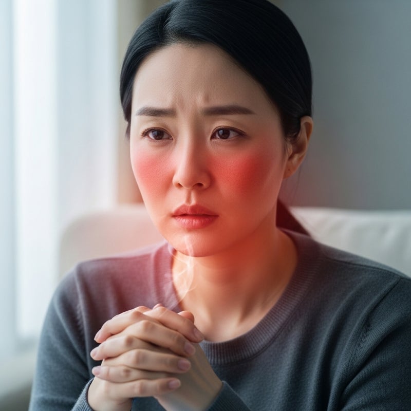 얼굴이 빨개지는 이유, 피부 열감과 속열의 관계를 알려드립니다.