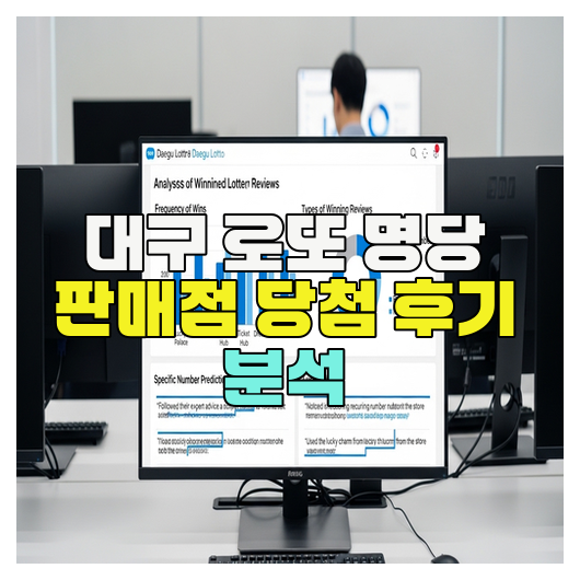  대구 로또 명당 판매점 당첨 후기 분석