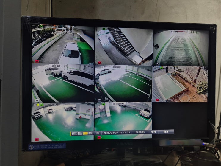  안양 만안구 안양동 한솔아파트 CCTV 교체 설치