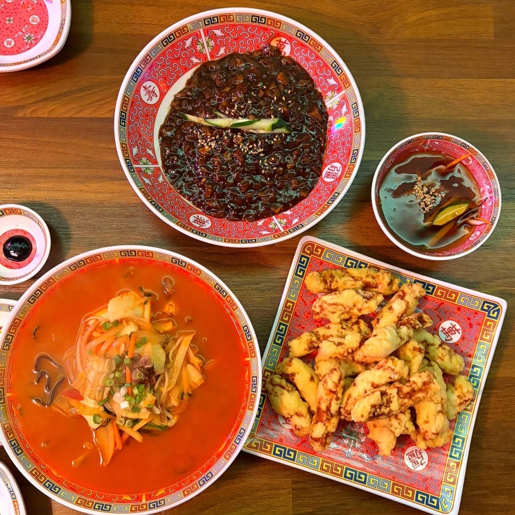  광주 상무지구 중식 맛집 쌍촌동 계화 유니짜장 해물짬뽕 탕수육 후기