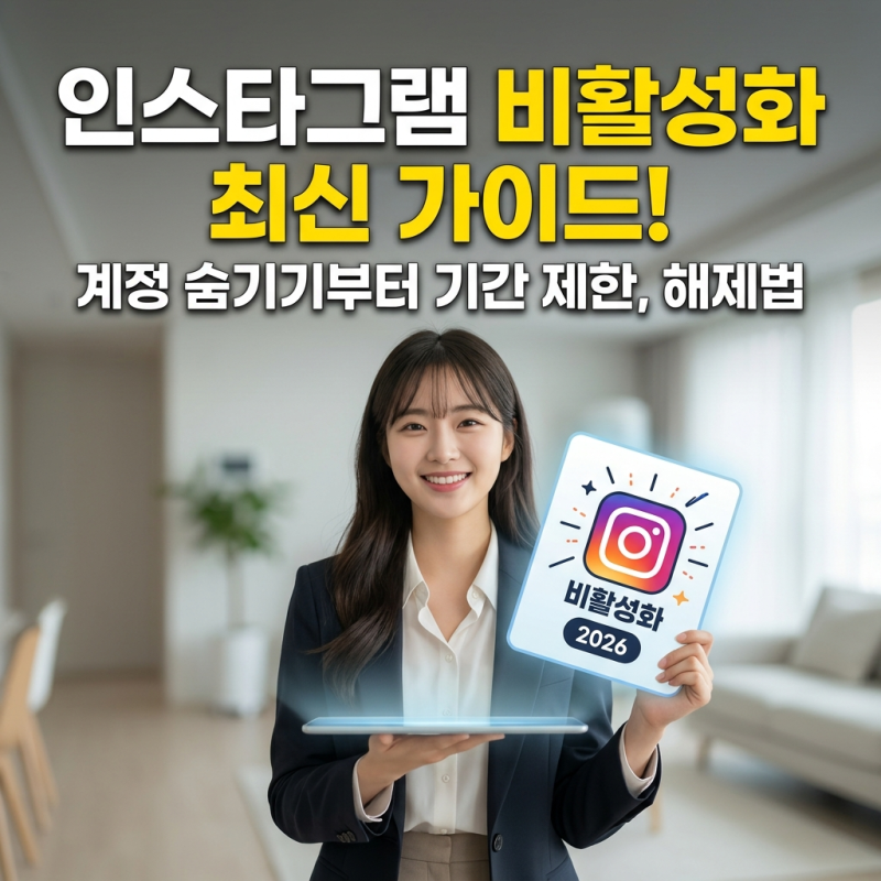 인스타그램 비활성화 방법 최신 가이드! 계정 숨기기부터 기간 제한, 해제법까지