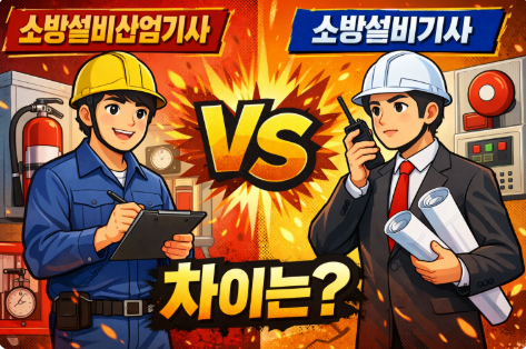 소방설비산업기사 vs 소방설비기사 차이, 뭐부터 따야 할까 ?