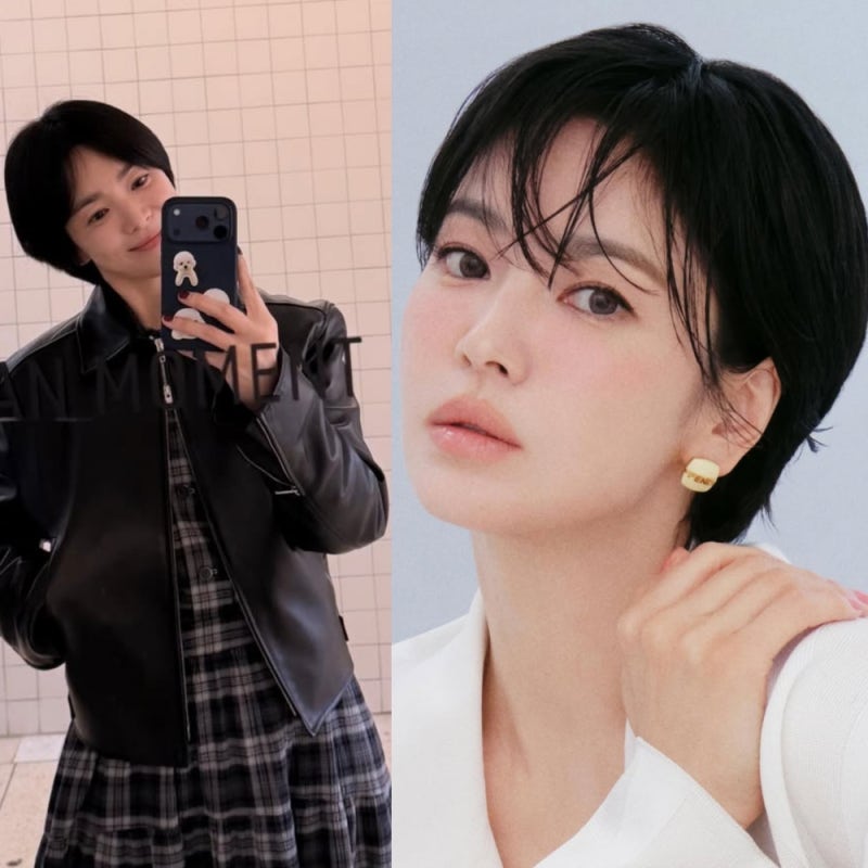 송혜교 숏컷 중년 여성 헤어 스타일 어울리는 조건 따로 있다?
