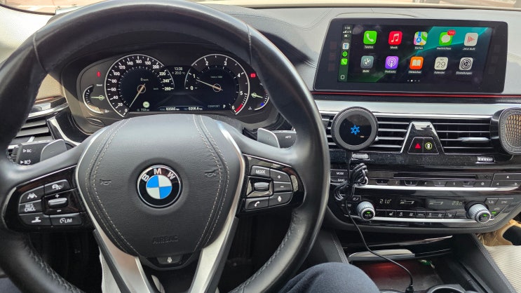  【BMW코딩, 카플레이, 네비업데이트】 G30 520d 럭셔리 SE 18년식 520d코딩, 520d카플레이, 오산코딩