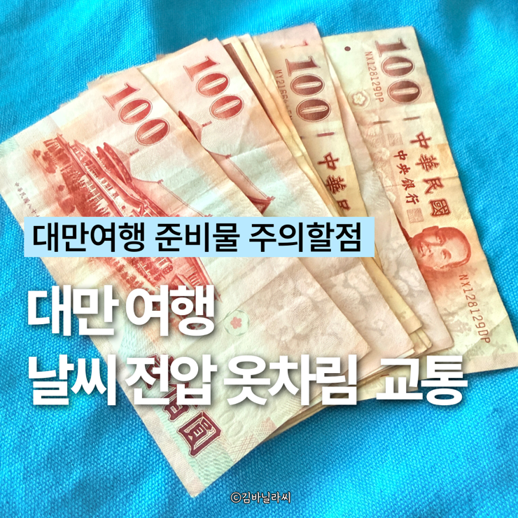  대만 여행 준비물 전압 날씨 옷차림 교통카드 정보