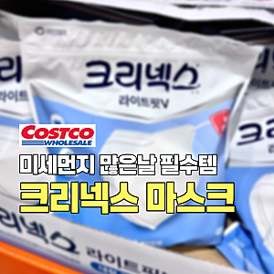 미세먼지 많은날 필수템 마스크 세일! 코스트코 크리넥스 라이트핏V KF94 할인 가격 대형 유한....