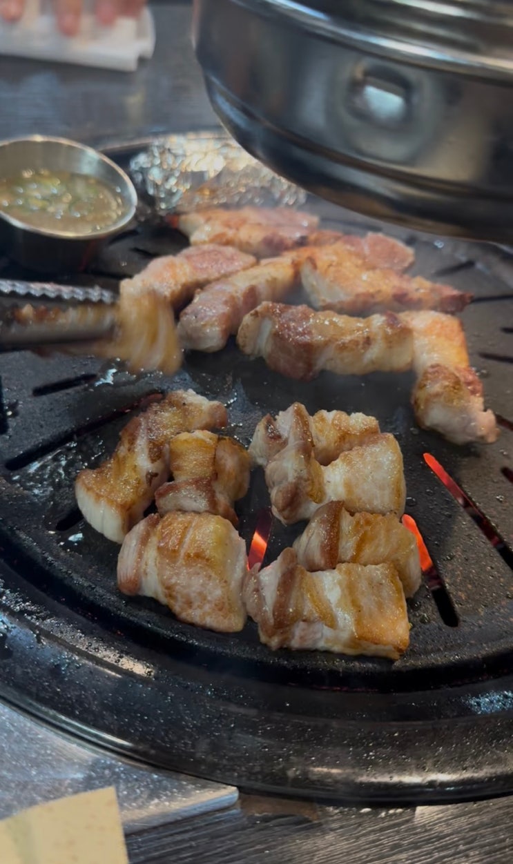  상현역 삼겹살 맛집 진짜돼지 상현점 방문 후기, 가족 외식으로 괜찮았던 곳