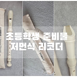 초등학생 학교 준비물 리코더 추천 , 야마하 저먼식 소프라노 리코더 구매 후기
