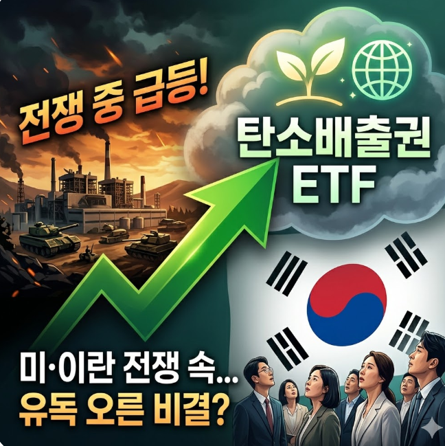  "미·이란 전쟁이 터졌는데"...탄소배출권 ETF만 '역대급' 급등한 비결?