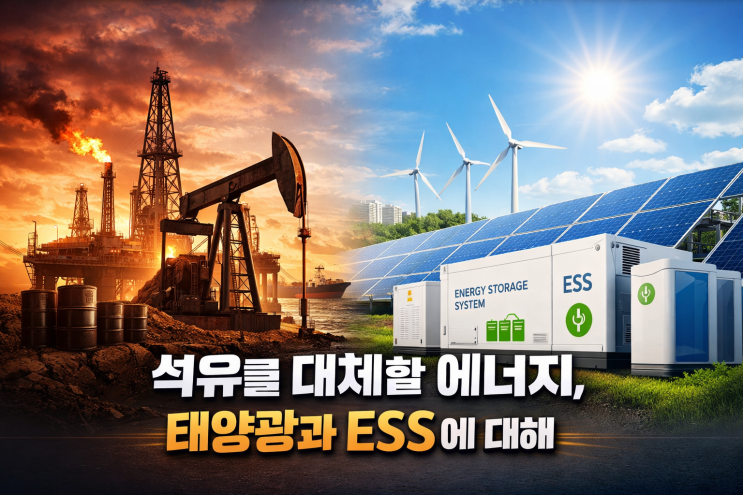  석유를 대체할 에너지, 태양광과 ESS에 대해