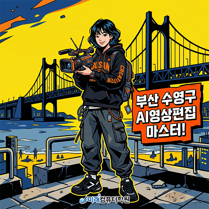  부산 수영구 AI영상편집 마스터! 디자인+UXUI+영상 정복!