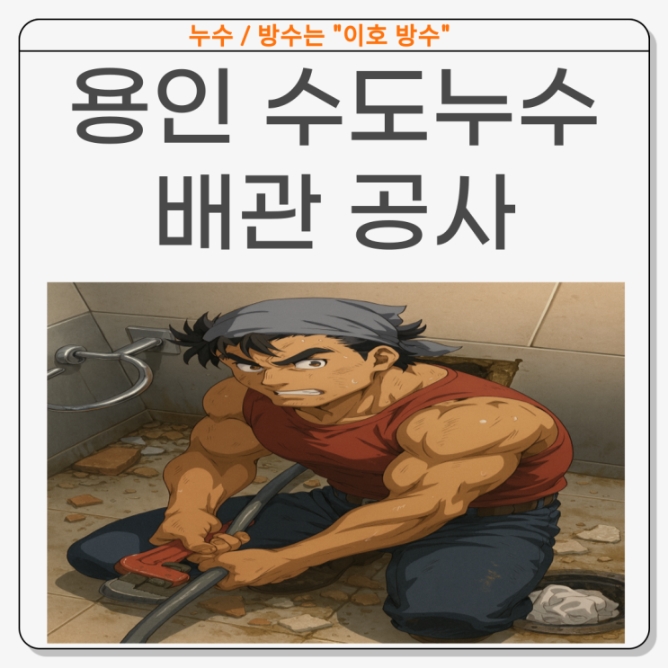  용인 수도누수 상현동 아파트 이중 배관 물샘 문제 해결 사례