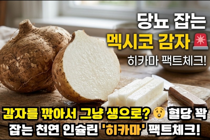 히카마 효능 및 부작용 총정리! 당뇨 멕시코 감자 보관법 (먹는법, 심는시기)