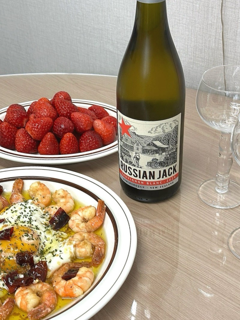 러시안 잭 소비뇽 블랑/Russian Jack Sauvignon Blanc 2024/ BTS 뷔 와인/ 하정우 와인 후기
