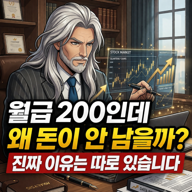  월급 200으로 저축 못 하는 이유, 대부분 여기서 막힙니다