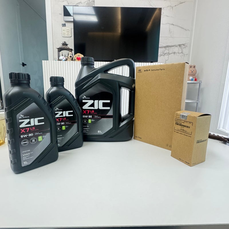 스포티지 더볼드 엔진오일 지크 X7 LS 5W30